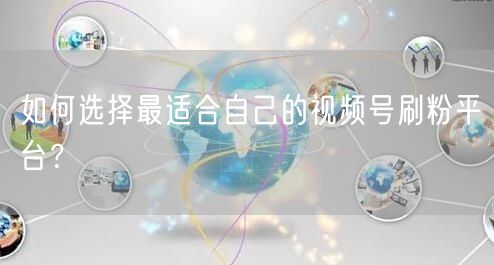 如何选择最适合自己的视频号刷粉平台？