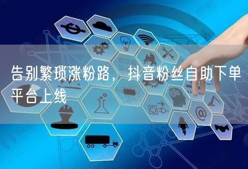 告别繁琐涨粉路，抖音粉丝自助下单平台上线