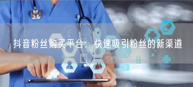 抖音粉丝购买平台：快速吸引粉丝的新渠道