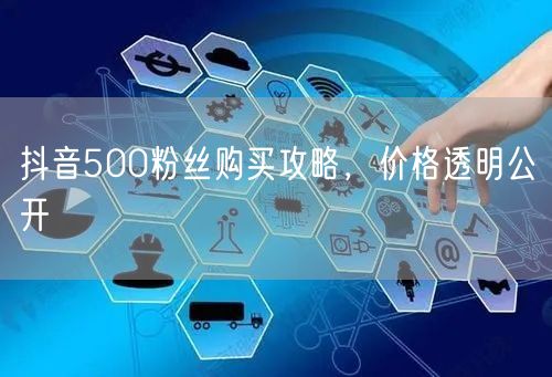抖音500粉丝购买攻略，价格透明公开