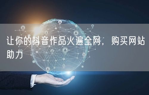 让你的抖音作品火遍全网，购买网站助力